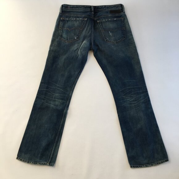Deisel New-Fanker Regular Slim Bootcut Button Fly Jeans 33 - Picture 6 of 11